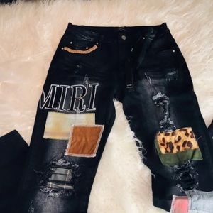 Amiri Jeans Patch Work Brand New-32